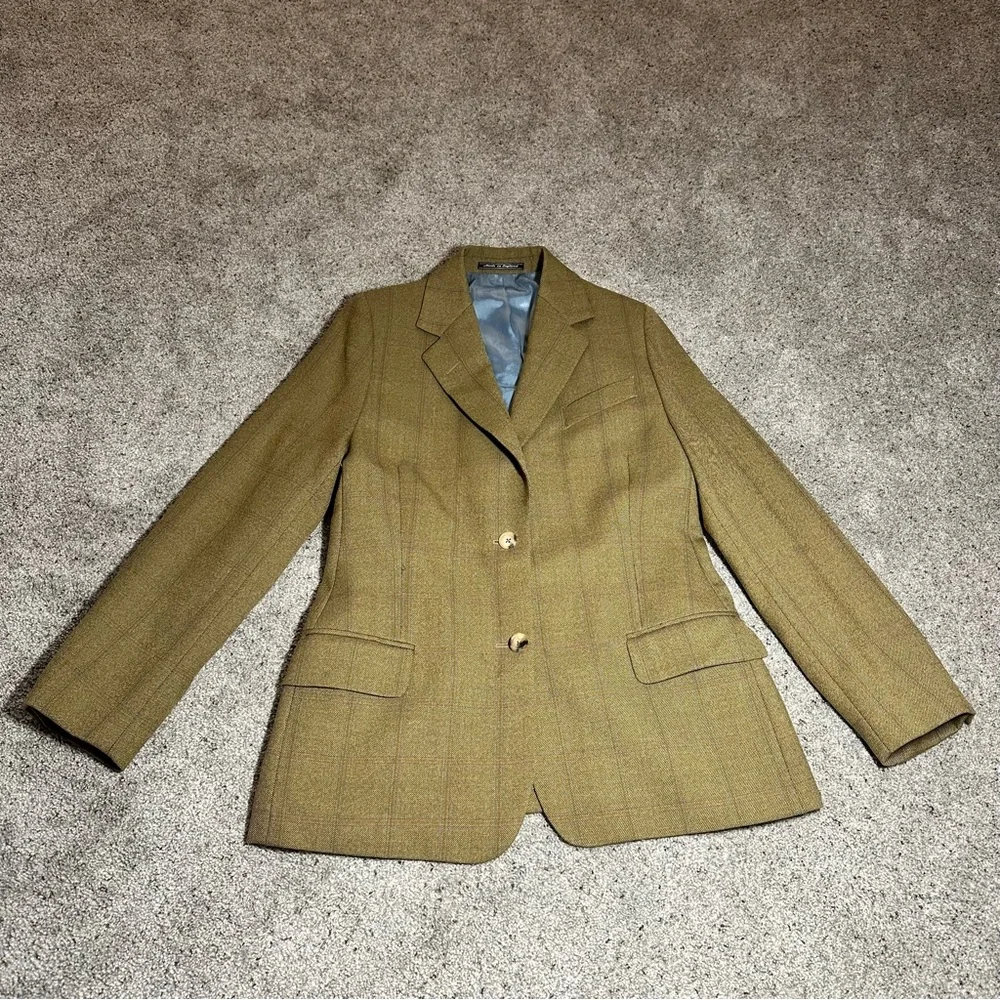 VINTAGE Turnbull & Asser Pure Wool Sport Coat - Made in England - 34R (Small)